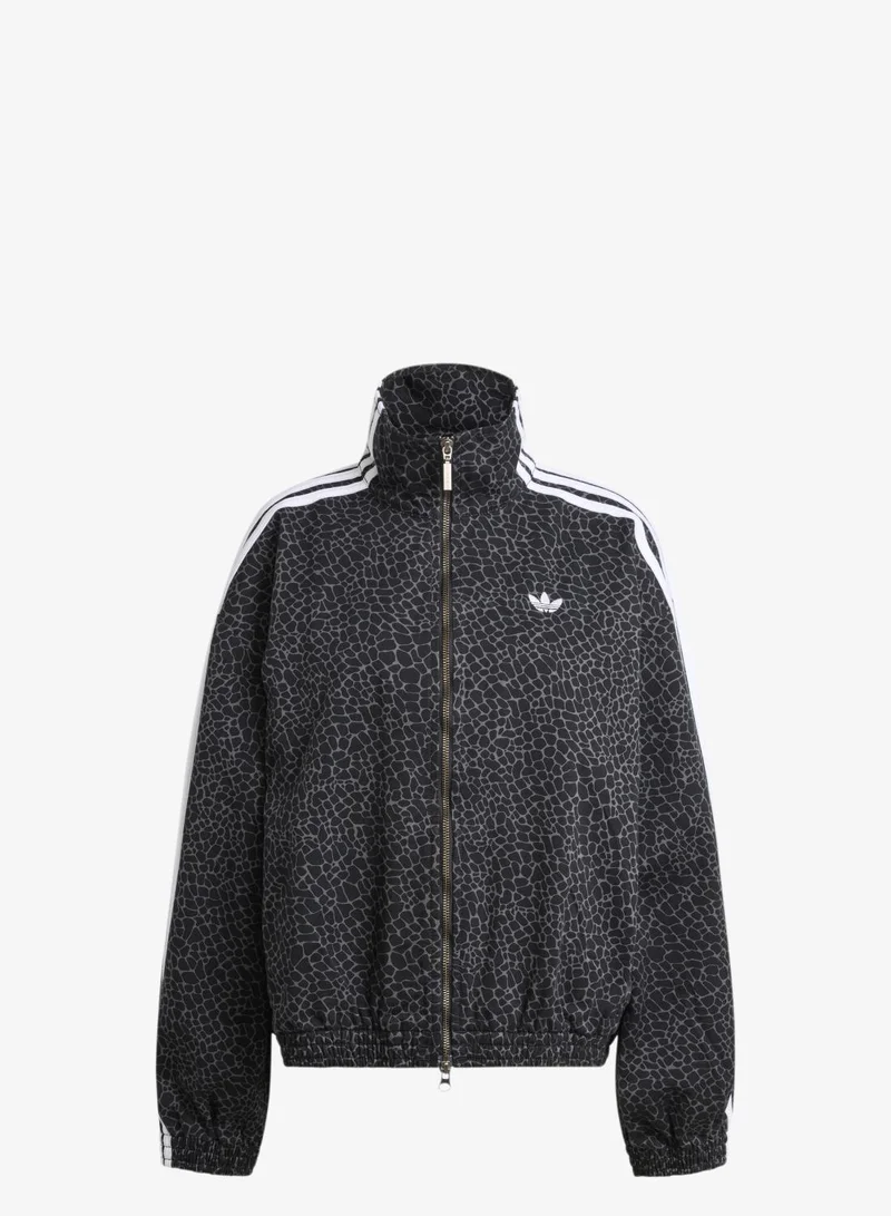 اديداس اوريجينالز جاكيت FIREBIRD OVERSIZED AOP DENIM